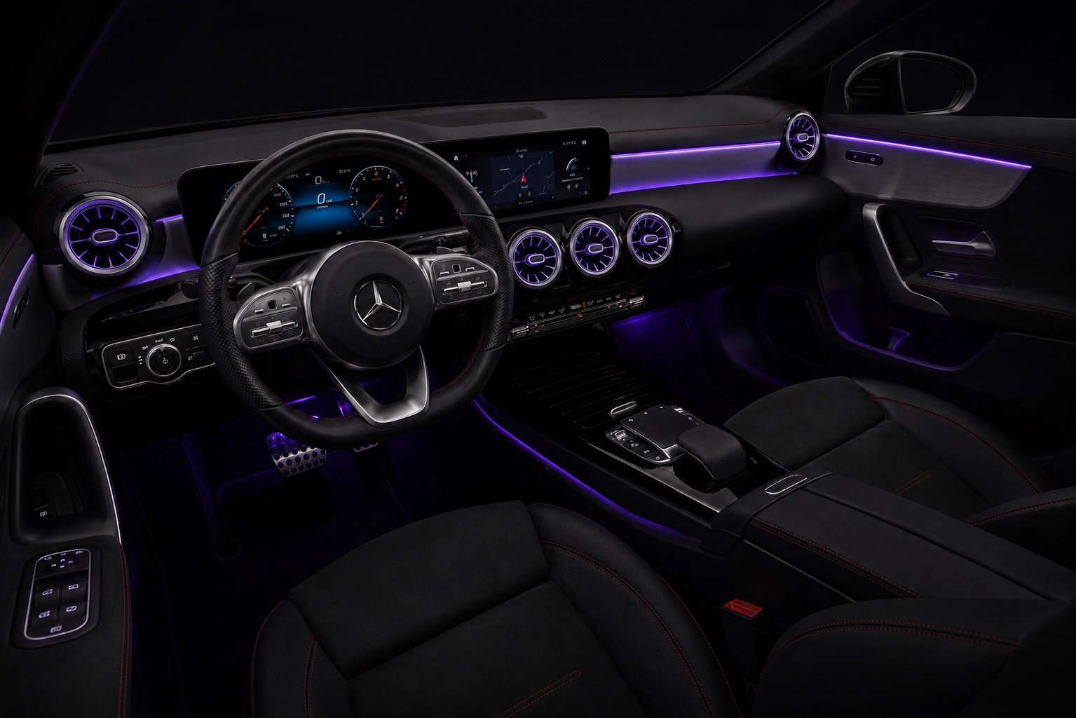 Mercedes CLA 200 AMG Line - intérieur