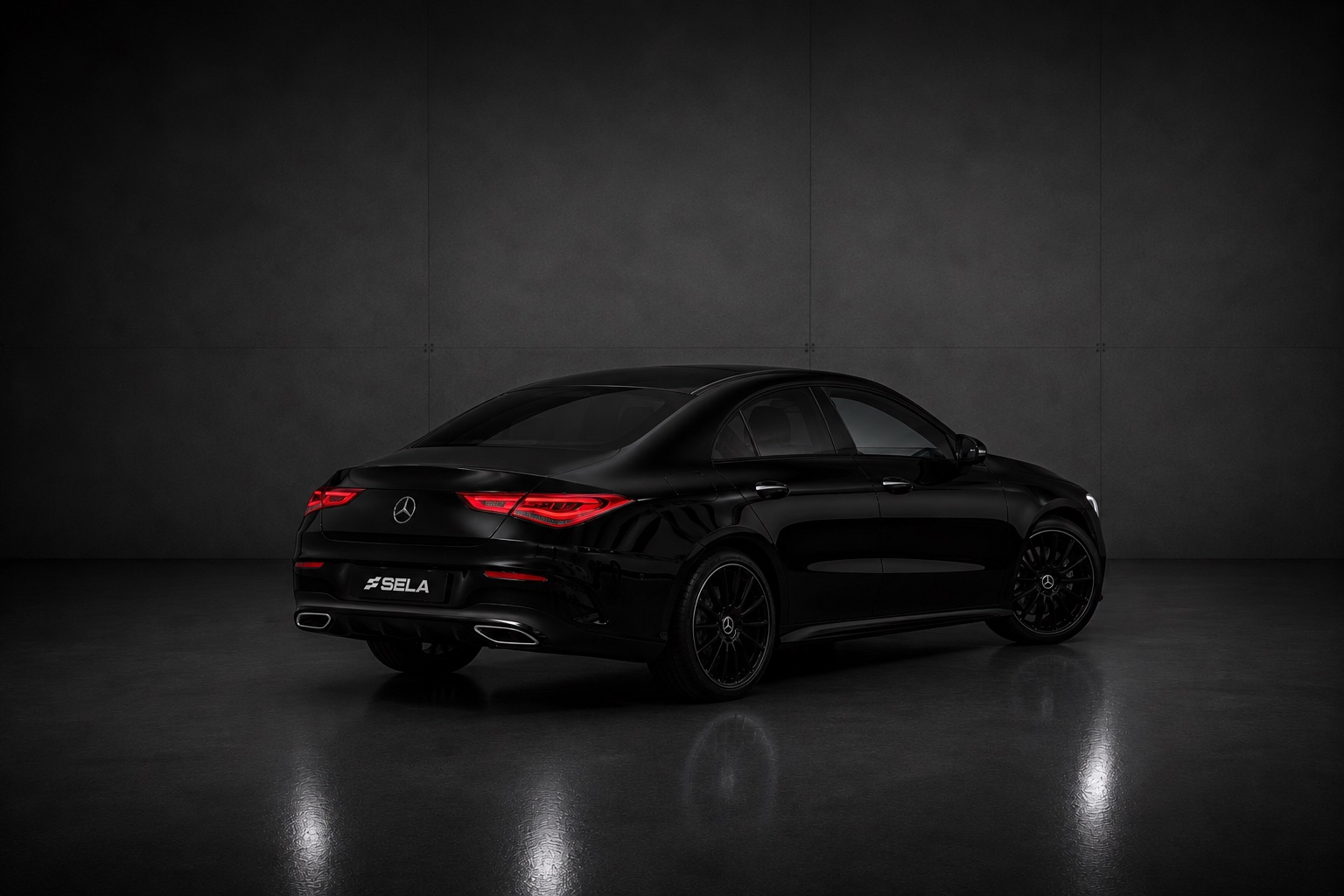 Mercedes CLA 200 AMG Line - vue arrière