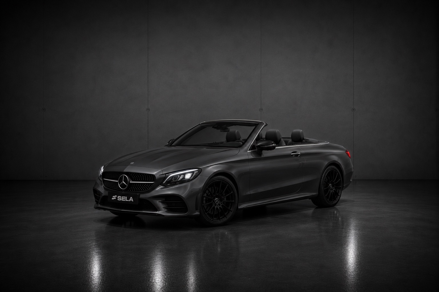 Mercedes C200 AMG Line Cabriolet - vue avant